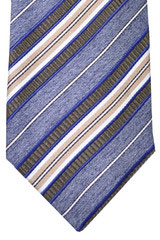 Canali Tie Gray Lavender Fuchsia Geometric